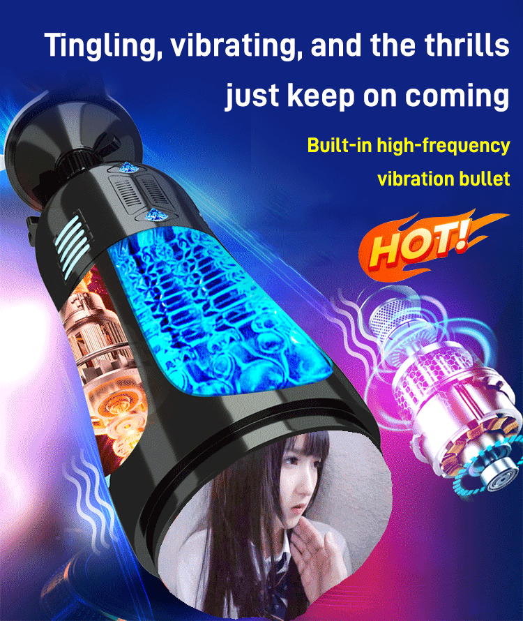 Confidential Delivery🔥 Overachiever Pro - Suction, Vibrating & Stroking Masturbator – 18+ Only