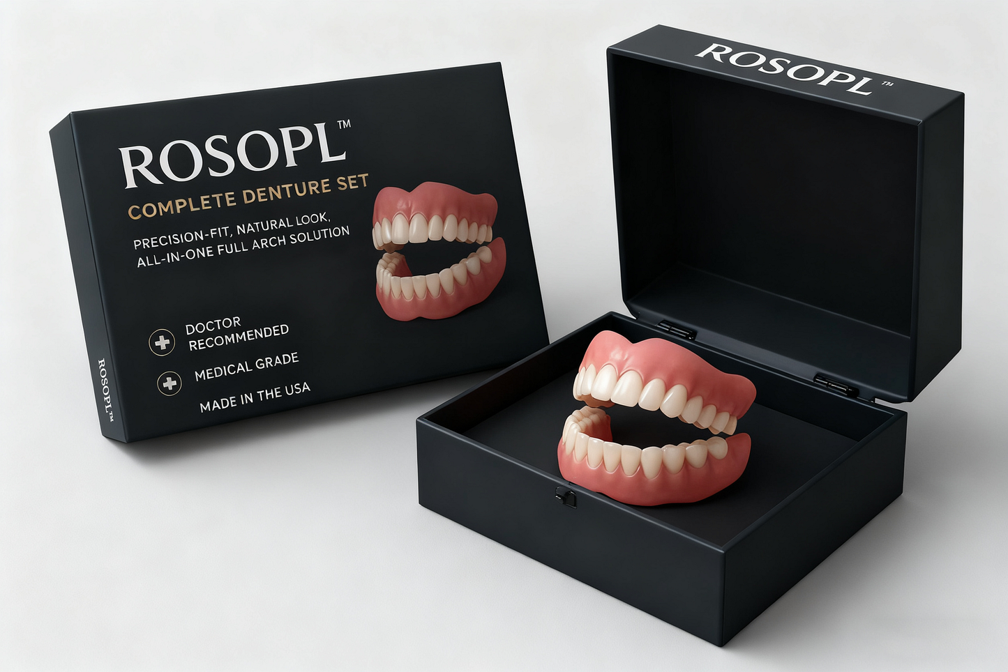 Superbuyg™ custom-made, full-featured dentures for greater confidence