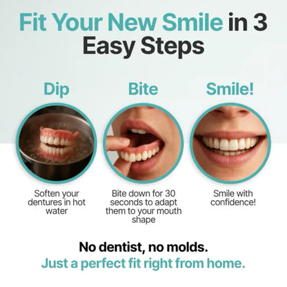 Superbuyg™ custom-made, full-featured dentures for greater confidence