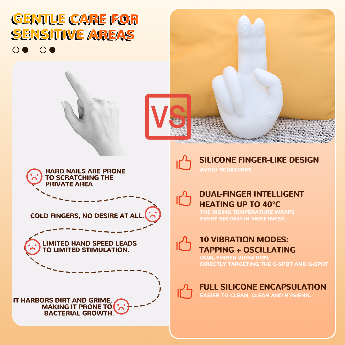 🔥🎁 2025 HOT Deal 💥SecretPulse Finger Vibe | #1 Selling Couples Vibrator .Discreet, Rechargeable & Powerful