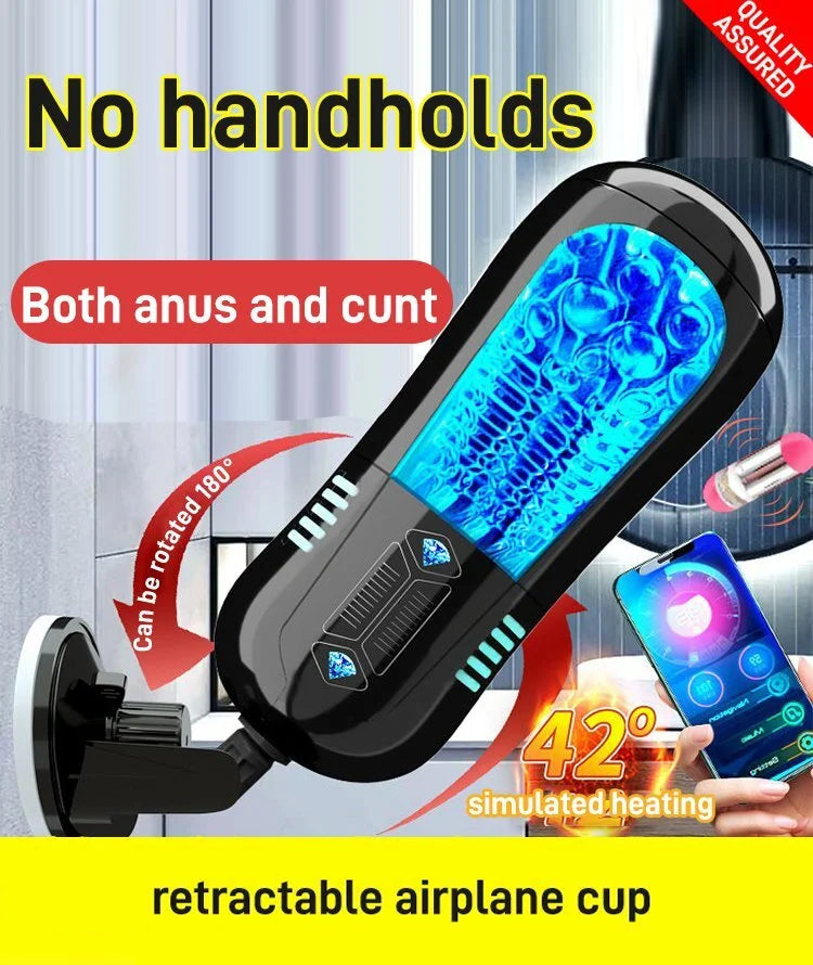 Confidential Delivery🔥 Overachiever Pro - Suction, Vibrating & Stroking Masturbator – 18+ Only