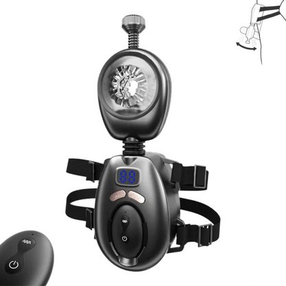 serentouchco™ Wearable Automatic 9 Swinging 9 Vibrating Male Masturbator